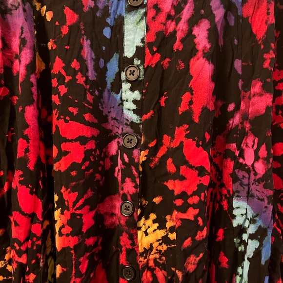 Torrid Rainbow Tie-dye Skirt Size 0 - Picture 5 of 6